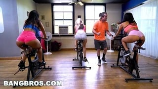 Bangbros – Busty Latina Rose Monroe Fucked In Spin Class By Brick Danger