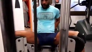 This Male Has A Cock Slip In The Gym