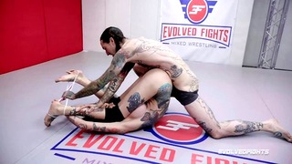 Rocky Emerson In A Fuck Fight Wrestling Ruckus Then Sucking His Penis And Getting Owned