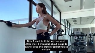 A Male Secretly Filmed Girl In The Gym On The Video, Went Up To Her And Offered Oral Sex In The Toilet