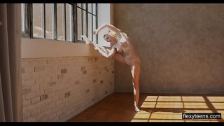 Emma Jomell Super Hot Naked Gymnastics