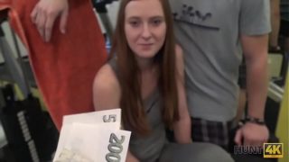 Hunt4K. Young Bitch Is Hypnotized By Banknotes So Why Spreads Legs