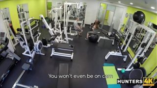 Young Whore Fucks Stranger In Gym For Cash In Front Of Upset Bf